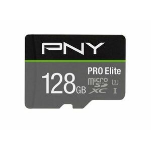 Card de memorie PNY PRO Elite, 128GB, microSDXC, UHS-I U3, Clasa 10 imagine