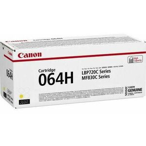 Toner Canon CRG-064HY, acoperire 10400 pagini (Galben) imagine