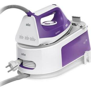 Statie de calcat Braun Carestyle 1 IS1014PU, 2200 W, 6 bar, Talpa FreeGlide3D, Alb/Violet imagine