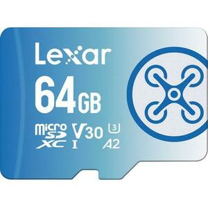 Card de memorie Lexar FLY LMSFLYX064G-BNNNG, 64GB, microSDXC, Clasa 10, V30, UHS-I U3, A2 imagine