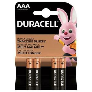 Set 4 Baterii alcaline DURACELL LR03 BLISTER imagine