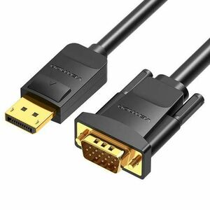 Cablu Vention Displayport - VGA, 1.5m, Negru imagine