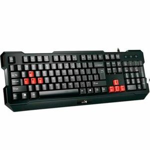 Tastatura Gaming GENIUS, USB, 104 taste, Negru imagine