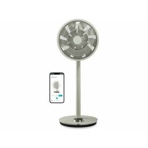 Ventilator cu picior Duux DXCF53 Whisper Flex Smart, 29 W, 26 viteze, 34 cm, Oscilatie (Gri inchis) imagine