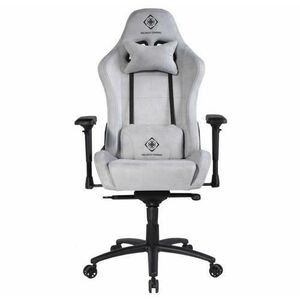 Scaun Gaming DELTACO GAMING DC440L, Ergonomic, Cadru aluminiu, Reglabil (Gri deschis) imagine