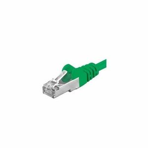 Patchcord SFTP PremiumCord RJ45-RJ45 Cat.6A, 1m, Verde imagine