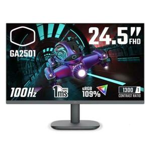 Monitor Gaming IPS LED CoolerMaster 24.5inch CMI-GA2501-EU, Full HD (1920 x 1080), VGA, HDMI, 100 Hz, 4 ms (Negru) imagine