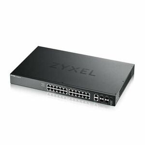 Switch, ZyXEL XGS2220-30, 24 porturi, 10 G, Negru imagine