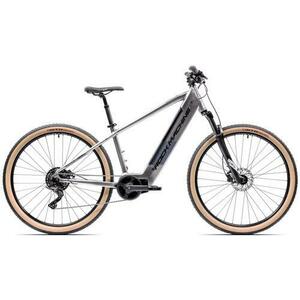 Bicicleta Electrica Rock Machine Storm INT e70-29, cadru aluminiu M, autonomie 120km, baterie 500 Wh, roti 29inch (Argintiu) imagine