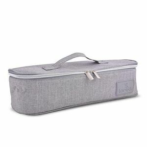 Geanta termica pentru mancare Lorelli Avy Grey, 3 compartimente detasabile, inchidere cu fermoar, dispune de doua despartitore interioare detasabile, 33x11x10 cm imagine