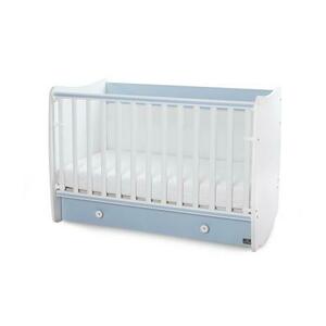 Patut balansoar Lorelli Dream White Baby Blue, 60 x 120 cm, transformabil imagine