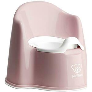 Olita BabyBjorn Potty Chair Powder Pink, cu protectie spate imagine