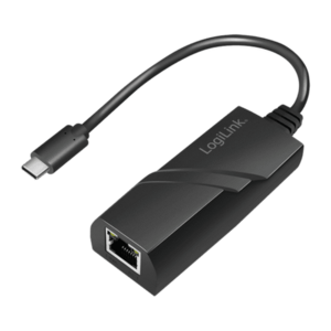 Adaptor placa de retea LOGILINK UA0238A, USB 3.2 Gen1 USB-C, port RJ-45, 1000 Mbps imagine