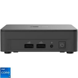 Mini PC Asus NUC 12 Pro RNUC12WSKI700002I cu procesor Intel® Core™ i7-1260P pana la 4.7 GHz, fara RAM, fara stocare, Intel® Iris® Xe Graphics eligible, No OS, EU cord (Negru) imagine