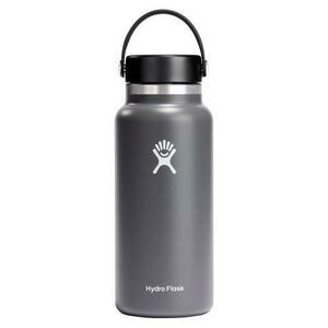 Sticla termos Hydro Flask Wide Mouth Stone, inox, 950ml imagine