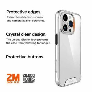 Husa Glacier Case Eiger pentru iPhone 16 Pro Max, Transparent imagine