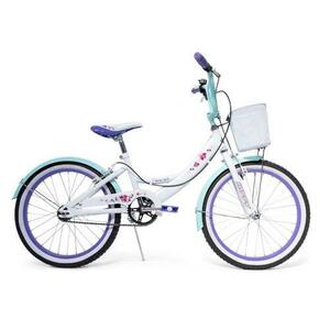 Bicicleta pentru copii Huffy Girly Girl, roti 20inch, cadru otel (Alb) imagine