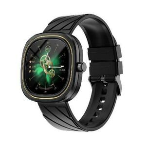 Smartwatch Doogee DG Ares, Ecran LCD HD 1.32inch, Bluetooth, Ritm cardiac, Saturatie oxigen, Monitorizare somn, Memento sedentarism, Android/iOS, Notificari, 300mAh (Negru) imagine