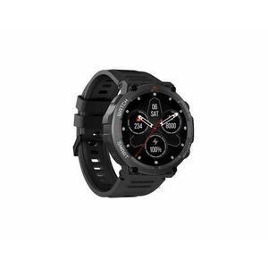 Smartwatch Blackview W50 Rugged, Ecran 1.39inch, Temperatura corporala, Ritm cardiac, Oxigen SpO2, Contor calorii, Notificare mesaje, Bluetooth Call, IP68, 370mAh (Negru) imagine