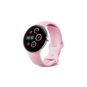 Smartwatch Google Pixel Watch 3 Wi-Fi, 41mm, Procesor Snapdragon W5 Gen 1, 2GB RAM, 32GB Flash, 5ATM, Wear OS (Roz) imagine