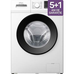 Masina de spalat rufe Tesla WF71460T, 7 kg, Clasa A, 1400 RPM, Inverter, 16 programe, Delay Start (Alb) imagine