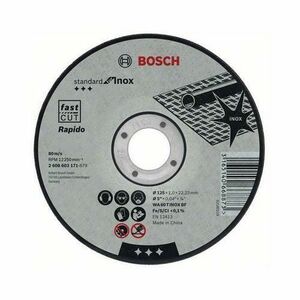 Disc pentru taiere inox Bosch 2608603171, 125 mm diametru, 1 mm grosime imagine