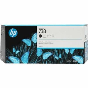 Cartus imprimanta inkjet HP 738, 300ml, Negru imagine