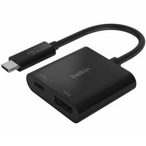 Adaptor Belkin AVC002btBK, USB-C - HDMI, 4K, 60Hz, Negru imagine