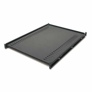 Raft ajustabil APC AR8122BLK, metal, 47x66x4.4 cm (Negru) imagine