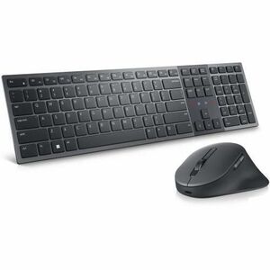 Kit tastatura + mouse wireless Dell KM900, Bluetooth, 2.4GHz, Layout US, 8000 DPI (Negru) imagine