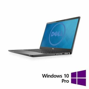 Laptop Refurbished DELL Latitude 7300, Intel Core i5-8265U 1.60 - 3.90GHz, 8GB DDR4, 256GB SSD, 13.3 Inch Full HD, Webcam + Windows 10 Pro imagine