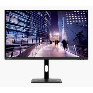 Monitor IPS LED Lenovo 27inch N27P, UHD (3840 x 2160), HDMI, DisplayPort (Negru) imagine