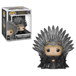 Figurina Funko POP! Deluxe Game of Thrones Cersei Lannister Sitting on Iron Throne 73 imagine