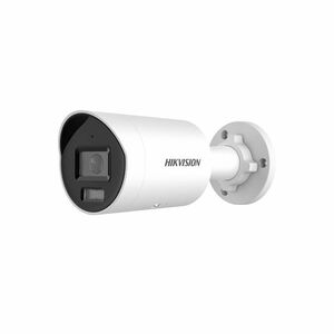 Camera supraveghere de exterior IP Hikvision AcuSense DS-2CD2023G2-IU(2.8MM)(D), 2MP, IR 40 m, 2.8 mm, slot card, microfon, PoE imagine