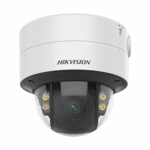 Camera supraveghere IP Dome Hikvision ColorVu DS-2CD2747G2T-LZS, 4 MP, 2.8 - 12 mm, motorizat, lumina alba 40 m, slot card, PoE imagine