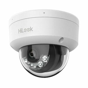 Camera supraveghere IP Dome Hikvision Hilook Hybrid Light IPC-D140HA-LU, 4 MP, 2.8 mm, IR/lumina alba 30 m, microfon, PoE imagine