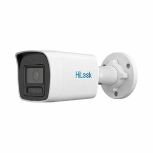 Camera supraveghere exterior IP Hikvision Hilook ColorVu IPC-B149HA-LU, 4 MP, 2.8 mm, IR/lumina alba 30 m, microfon, PoE imagine