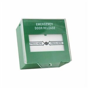 Buton iesire de urgenta Other ND-EDR911-C, capac de protectie transparent, verde imagine