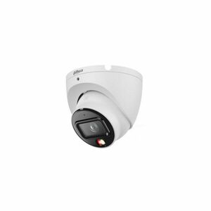 Camera supraveghere exterior Dome IP Dahua IPC-HDW1839T-A-IL-0280B-S6, 8 MP, 2.8 mm, lumina duala alba/IR 30 m, microfon, PoE imagine