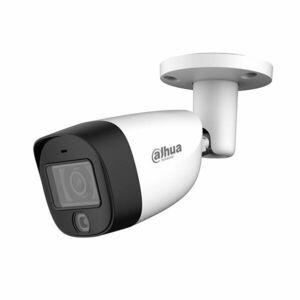 Camera supraveghere exterior Dahua HAC-HFW1500CM-IL-A-0280B-S2, 5 MP, 2.8 mm, IR/lumina alba 20 m, microfon imagine