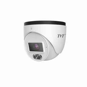 Camera supraveghere exterior IP Dome cu iluminare duala TVT TD-9544S4L-C(D/PE/AW1), 4 MP, 2.8 mm, IR/lumina alba 20 m, microfon, PoE imagine