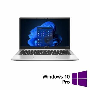 Laptop Refurbished HP EliteBook 830 G8, Intel Core i7-1165G7 2.80 - 4.70GHz, 16GB DDR4, 512GB SSD, 13.3 Inch Full HD IPS, Webcam + Windows 10 Pro imagine