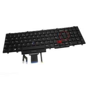 Tastatura Dell Precision 15 3510 iluminata layout UK fara rama enter mare imagine