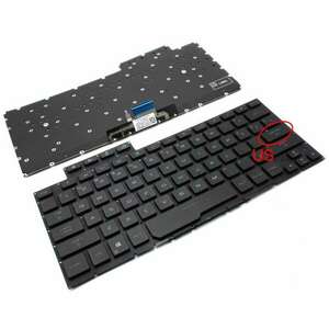 Tastatura Asus 0KNR0-2611US00 iluminata layout US fara rama enter mic imagine