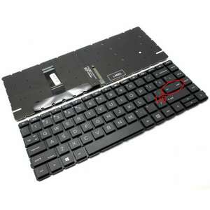 Tastatura HP ProBook 445 G8 iluminata layout US fara rama enter mic imagine