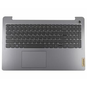 Tastatura Lenovo 5CB1H77922 Gri cu Palmrest Gri si TouchPad iluminata backlit imagine