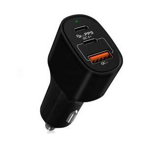 Incarcator Auto iPhone 14 Plus USB-C/A PD 60W Fast Charge imagine