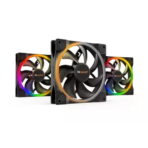 Ventilator be quiet! LIGHT WINGS 140mm PWM Triple-Pack imagine