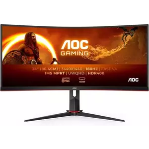 Monitor LED AOC AGON CU34G2XP/BK 34" Curbat UWQHD 1ms Black imagine