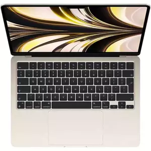 Notebook Apple MacBook Air 13 (2022) 13.6" Apple M2 8-core GPU 8-core RAM 8GB SSD 256GB Tastatura USA Starlight Gold imagine